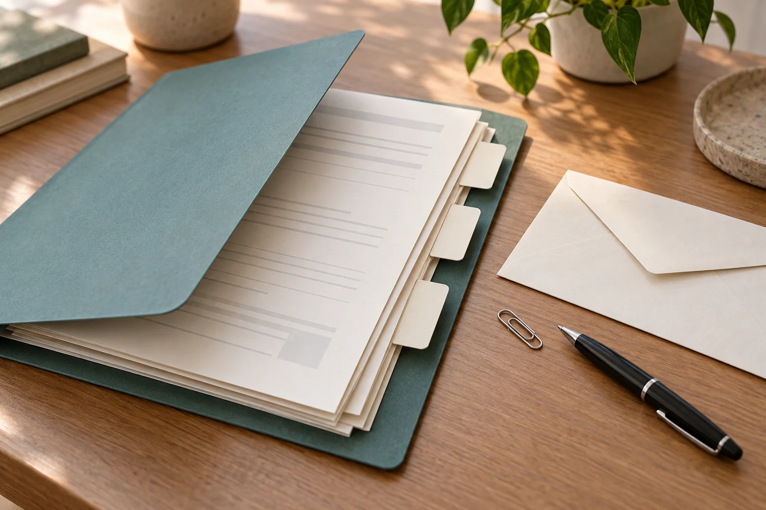 Illustration : rassemblez le devis, la proposition alternative et la réponse écrite de votre assureur complémentaire. Les documents présentés sont symboliques.
