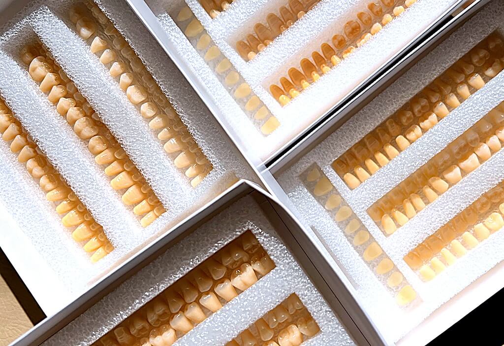 Pack Denticor – couronnes dentaires en composite sélectionnées et matériau DentiFlex