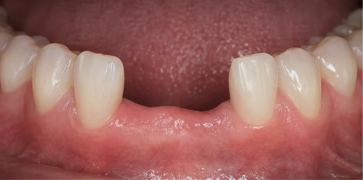 Procédure visuelle de pose et d'ajustement de la prothèse – dent canine inférieure et prémolaire